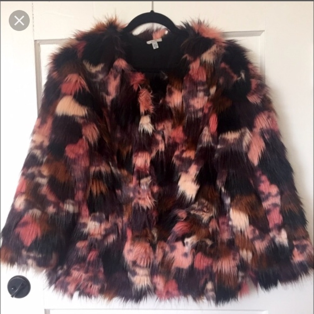Multi Colored Fur Jacket - image 2